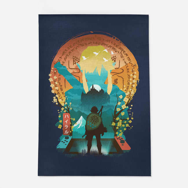 Ukiyo E Hero Landscape-None-Indoor-Rug-dandingeroz