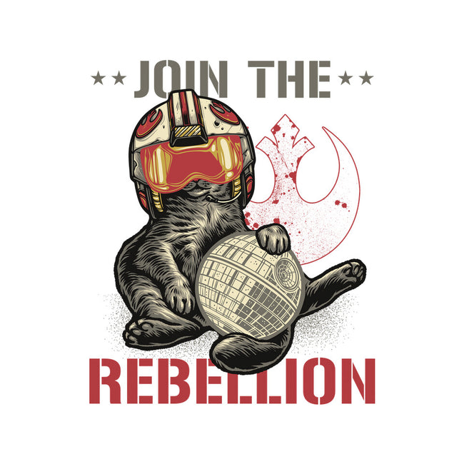 Join The Cat Rebellion-Womens-Basic-Tee-gorillafamstudio