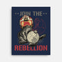 Join The Cat Rebellion-None-Stretched-Canvas-gorillafamstudio