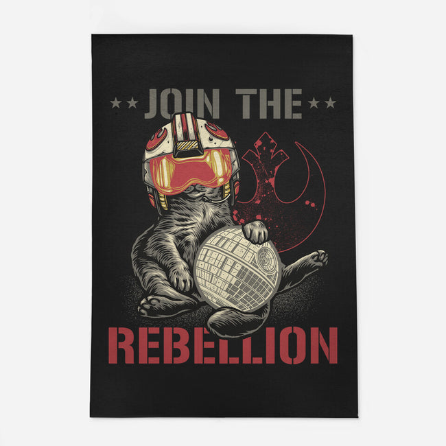 Join The Cat Rebellion-None-Indoor-Rug-gorillafamstudio