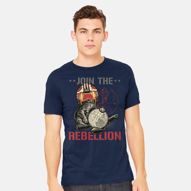 Join The Cat Rebellion-Mens-Heavyweight-Tee-gorillafamstudio