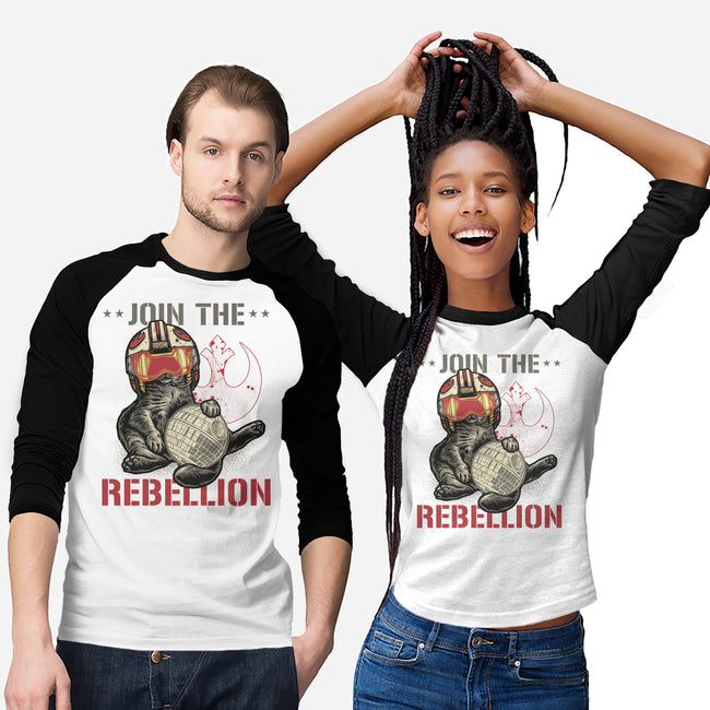 Join The Cat Rebellion-Unisex-Baseball-Tee-gorillafamstudio