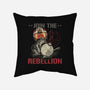 Join The Cat Rebellion-None-Removable Cover-Throw Pillow-gorillafamstudio