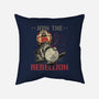 Join The Cat Rebellion-None-Removable Cover-Throw Pillow-gorillafamstudio