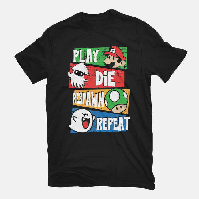 Gamer's Life-Mens-Basic-Tee-turborat14