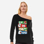 Gamer's Life-Womens-Off Shoulder-Sweatshirt-turborat14