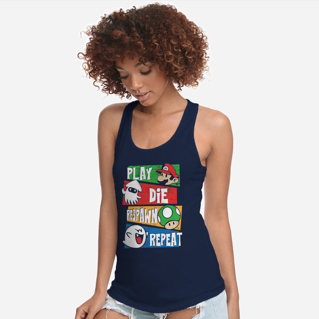 Gamer's Life-Womens-Racerback-Tank-turborat14