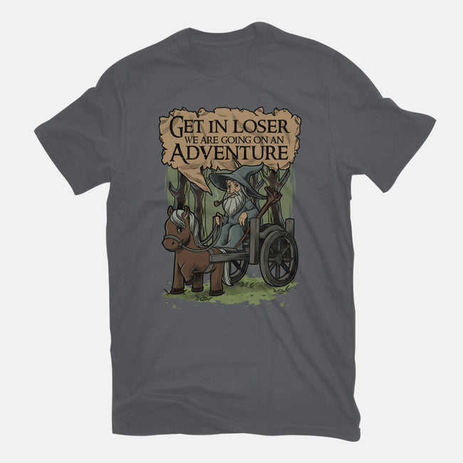 Medieval Wizard Adventure-Mens-Basic-Tee-Studio Mootant