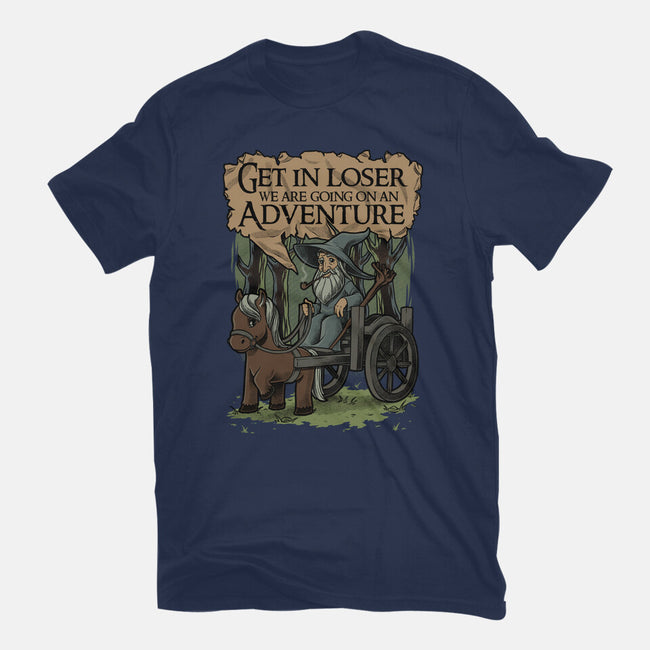 Medieval Wizard Adventure-Mens-Basic-Tee-Studio Mootant