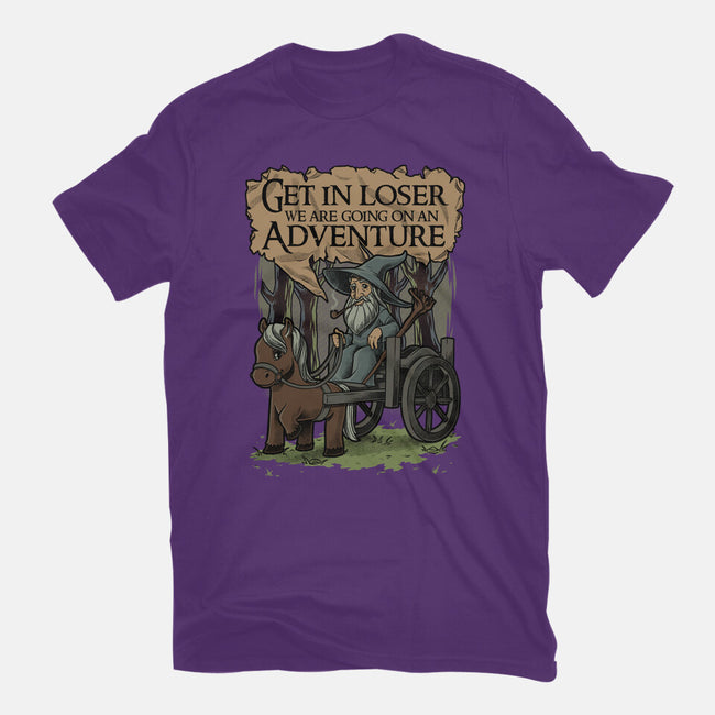 Medieval Wizard Adventure-Mens-Basic-Tee-Studio Mootant
