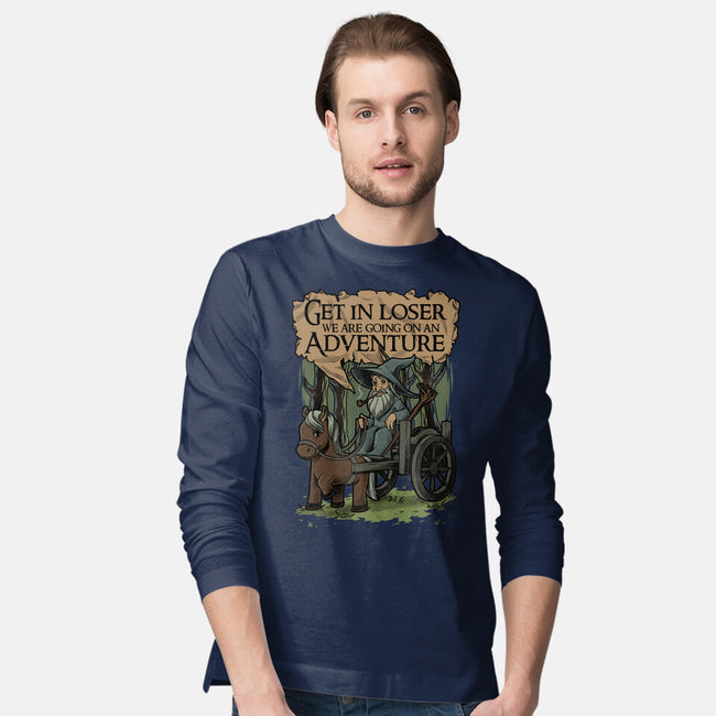 Medieval Wizard Adventure-Mens-Long Sleeved-Tee-Studio Mootant