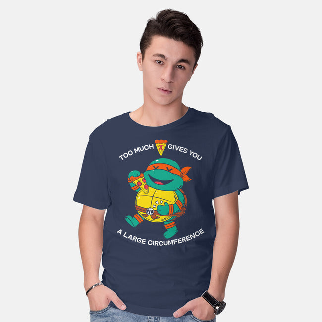 Too Much Pizza Pie-Mens-Basic-Tee-krisren28