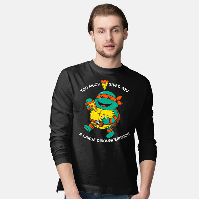 Too Much Pizza Pie-Mens-Long Sleeved-Tee-krisren28