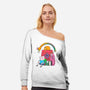 Adventure House-Womens-Off Shoulder-Sweatshirt-turborat14