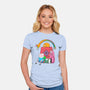 Adventure House-Womens-Fitted-Tee-turborat14