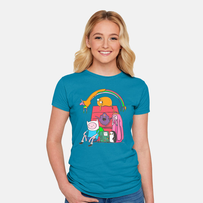 Adventure House-Womens-Fitted-Tee-turborat14