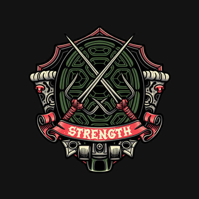 Red Ninja Strength-Baby-Basic-Tee-gorillafamstudio