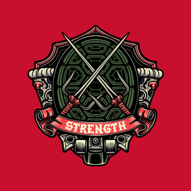 Red Ninja Strength-None-Stretched-Canvas-gorillafamstudio