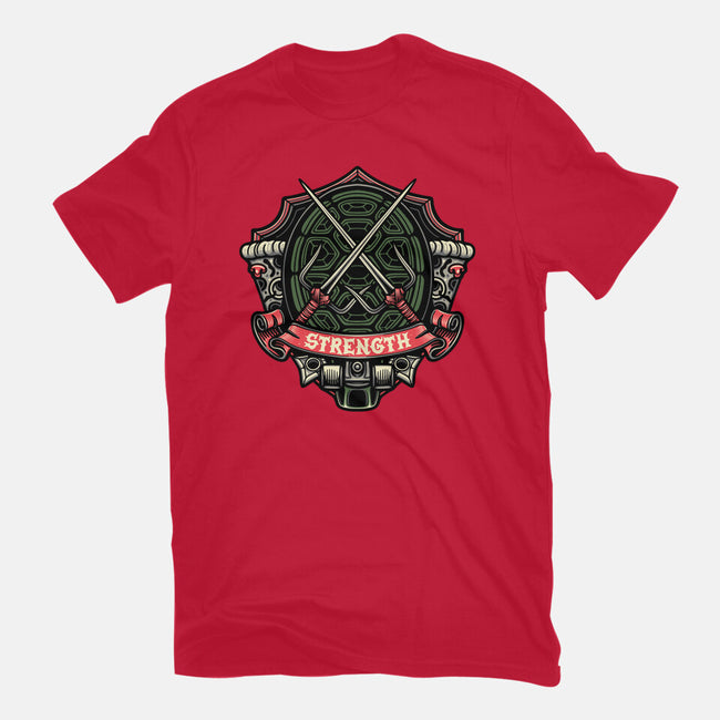 Red Ninja Strength-Mens-Premium-Tee-gorillafamstudio