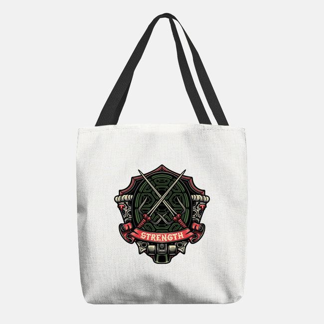 Red Ninja Strength-None-Basic Tote-Bag-gorillafamstudio