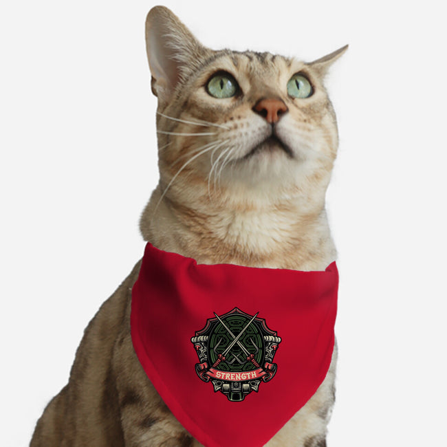 Red Ninja Strength-Cat-Adjustable-Pet Collar-gorillafamstudio