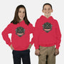 Red Ninja Strength-Youth-Pullover-Sweatshirt-gorillafamstudio