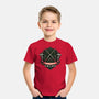 Red Ninja Strength-Youth-Basic-Tee-gorillafamstudio