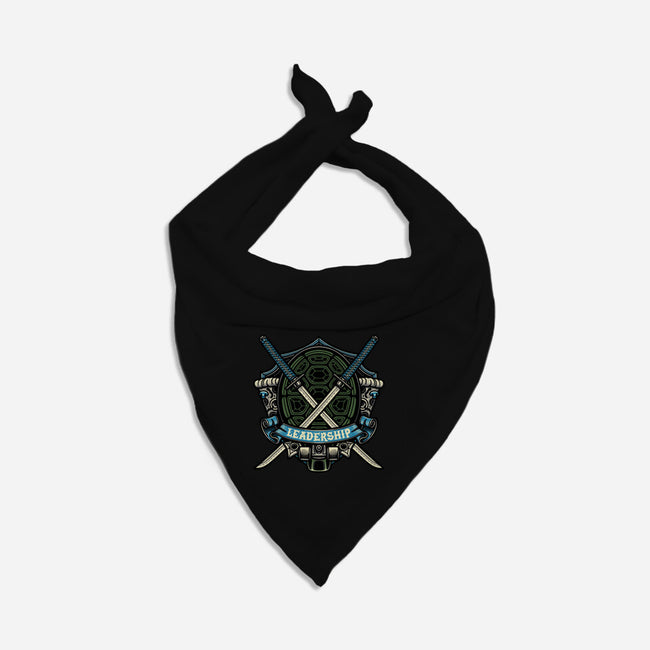 Blue Ninja Leader-Cat-Bandana-Pet Collar-gorillafamstudio