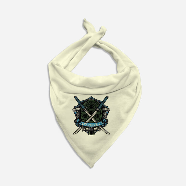 Blue Ninja Leader-Cat-Bandana-Pet Collar-gorillafamstudio