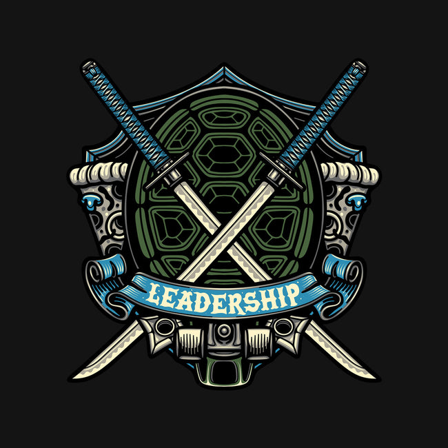 Blue Ninja Leader-Womens-Fitted-Tee-gorillafamstudio