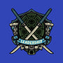 Blue Ninja Leader-Mens-Basic-Tee-gorillafamstudio