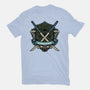 Blue Ninja Leader-Mens-Basic-Tee-gorillafamstudio