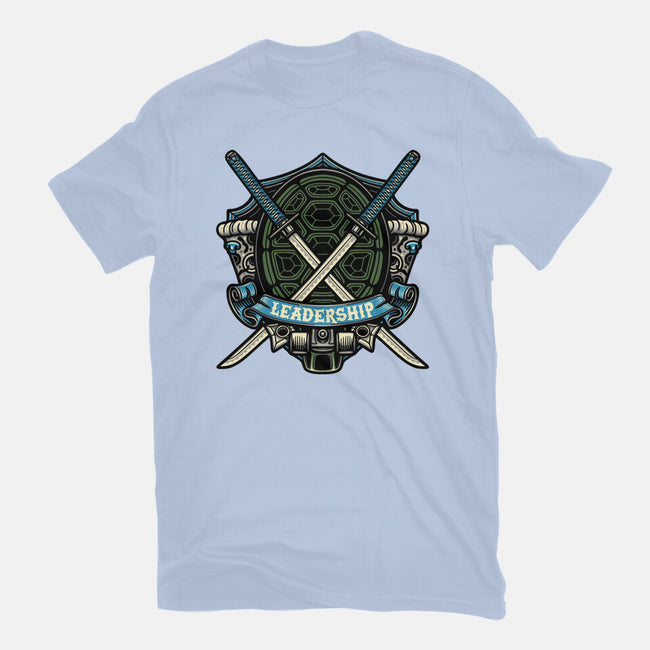 Blue Ninja Leader-Womens-Basic-Tee-gorillafamstudio