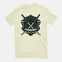 Blue Ninja Leader-Mens-Basic-Tee-gorillafamstudio