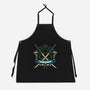 Blue Ninja Leader-Unisex-Kitchen-Apron-gorillafamstudio