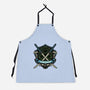 Blue Ninja Leader-Unisex-Kitchen-Apron-gorillafamstudio