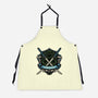 Blue Ninja Leader-Unisex-Kitchen-Apron-gorillafamstudio