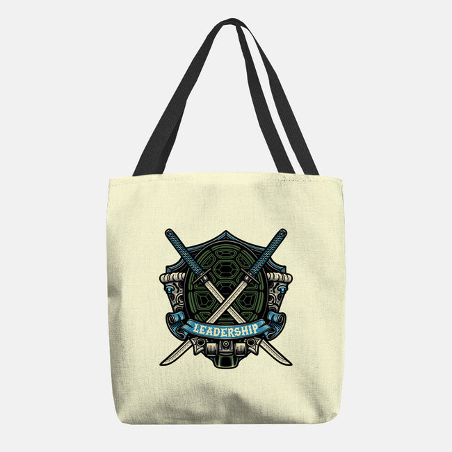 Blue Ninja Leader-None-Basic Tote-Bag-gorillafamstudio