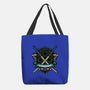 Blue Ninja Leader-None-Basic Tote-Bag-gorillafamstudio