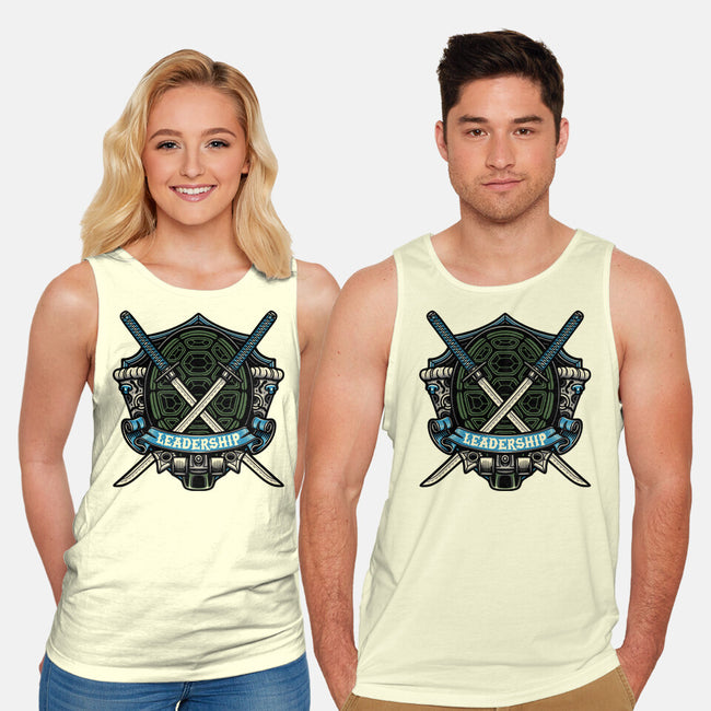 Blue Ninja Leader-Unisex-Basic-Tank-gorillafamstudio