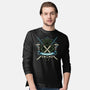 Blue Ninja Leader-Mens-Long Sleeved-Tee-gorillafamstudio