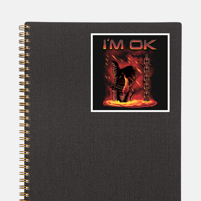 Trust Me I Am Ok-None-Glossy-Sticker-Tronyx79