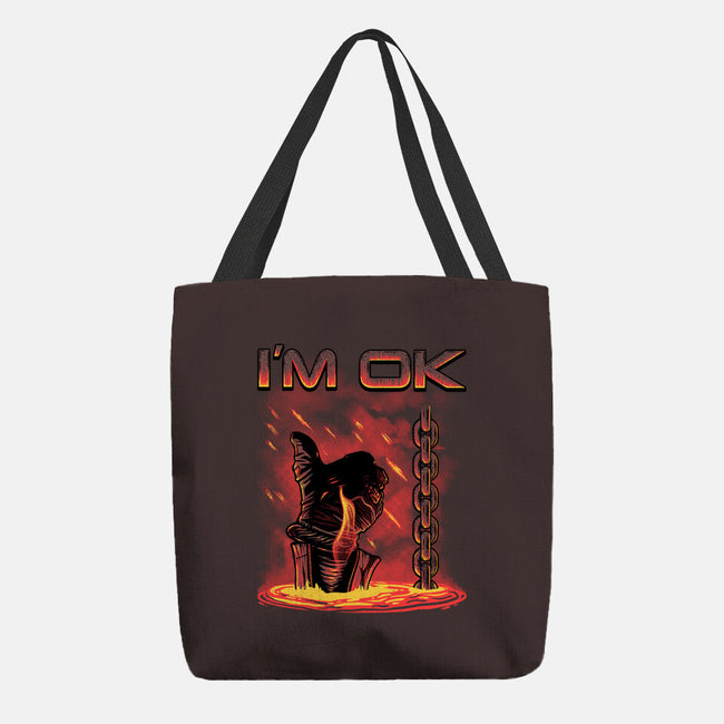 Trust Me I Am Ok-None-Basic Tote-Bag-Tronyx79