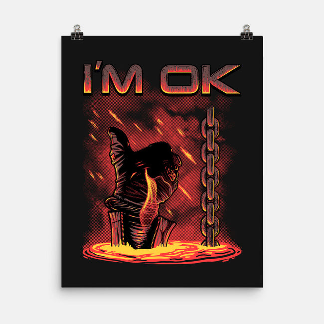 Trust Me I Am Ok-None-Matte-Poster-Tronyx79