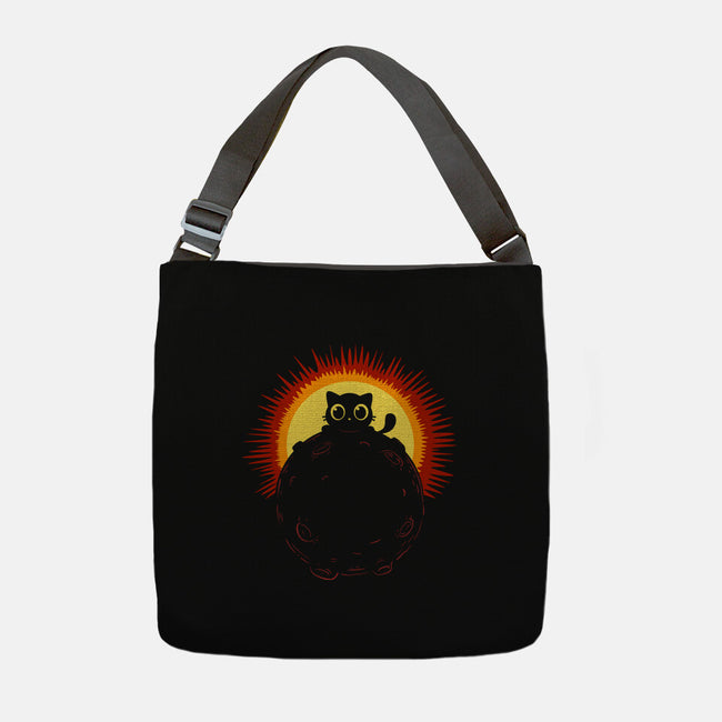 Kitty Eclipse-None-Adjustable Tote-Bag-erion_designs