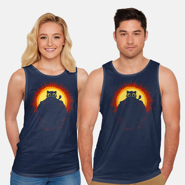 Kitty Eclipse-Unisex-Basic-Tank-erion_designs