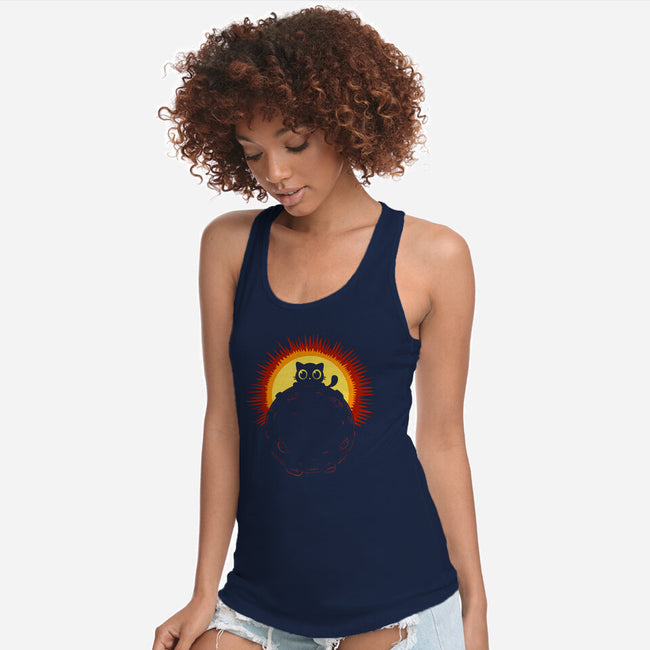 Kitty Eclipse-Womens-Racerback-Tank-erion_designs