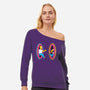 Portal Donuts-Womens-Off Shoulder-Sweatshirt-Umberto Vicente