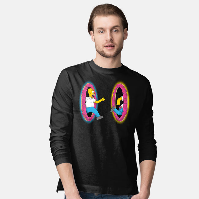 Portal Donuts-Mens-Long Sleeved-Tee-Umberto Vicente