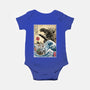 Straw Hat Pirates Meet Godzilla-Baby-Basic-Onesie-DrMonekers